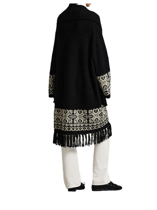 Polo Ralph Lauren Scarf-Collar Wool-Blend Cardigan Polo Ralph Lauren | 211978321001MULTI